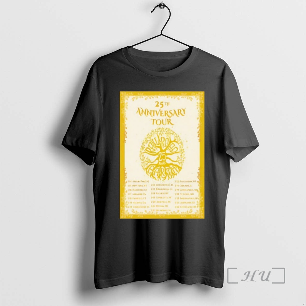 Trending Railroad Earth 25th Anniversary Tour 2026 Shirt Hoodie Sweatshirt | PurePodTees.com