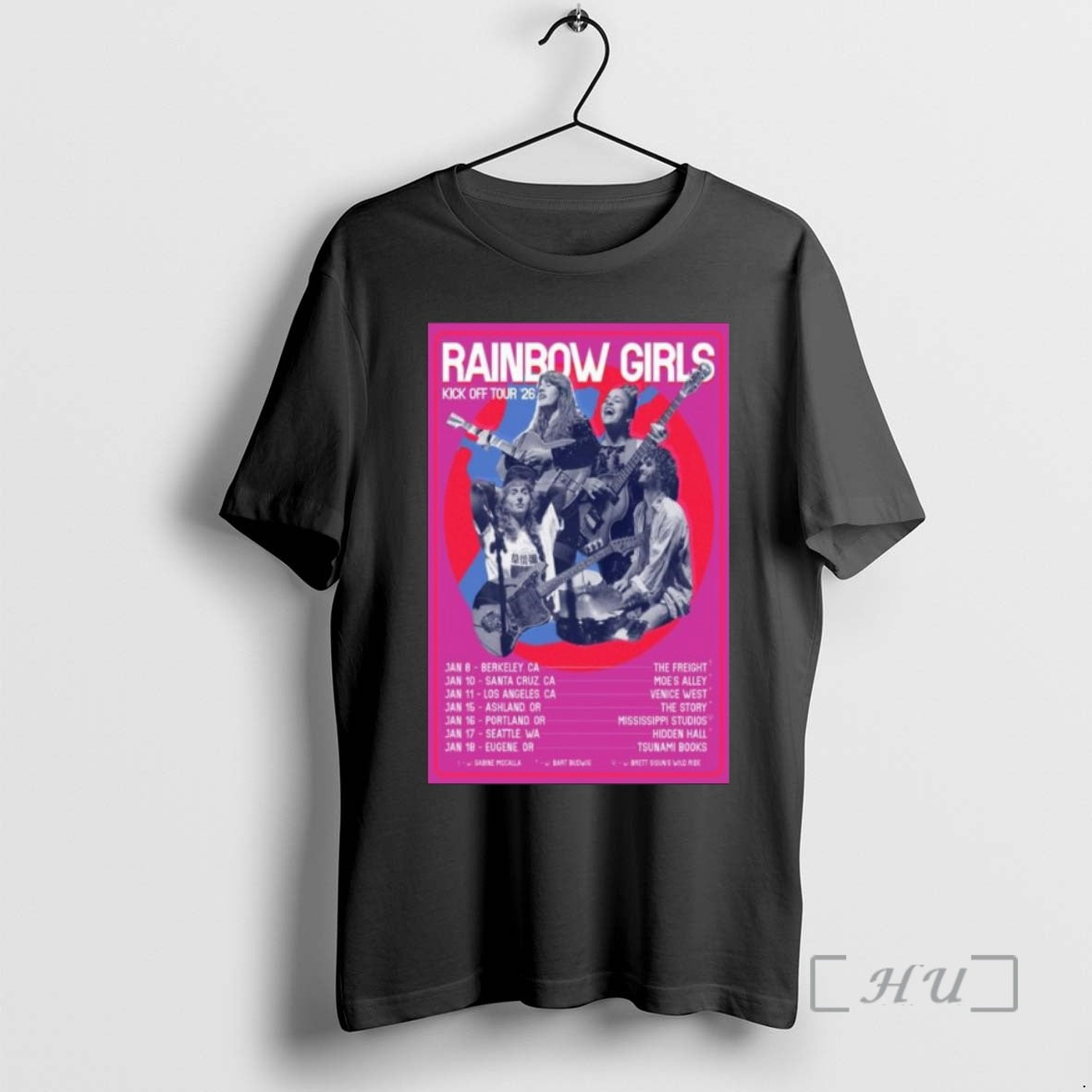 Trending Rainbow Girls Kick Off Tour 2026 Shirt Hoodie Sweatshirt | PurePodTees.com