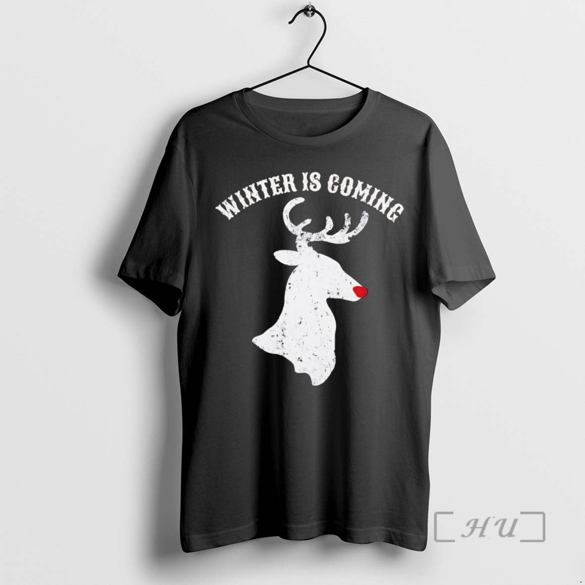 Trending Reindeer Winter Is Coming Christmas Shirt Hoodie Sweatshirt | PurePodTees.com