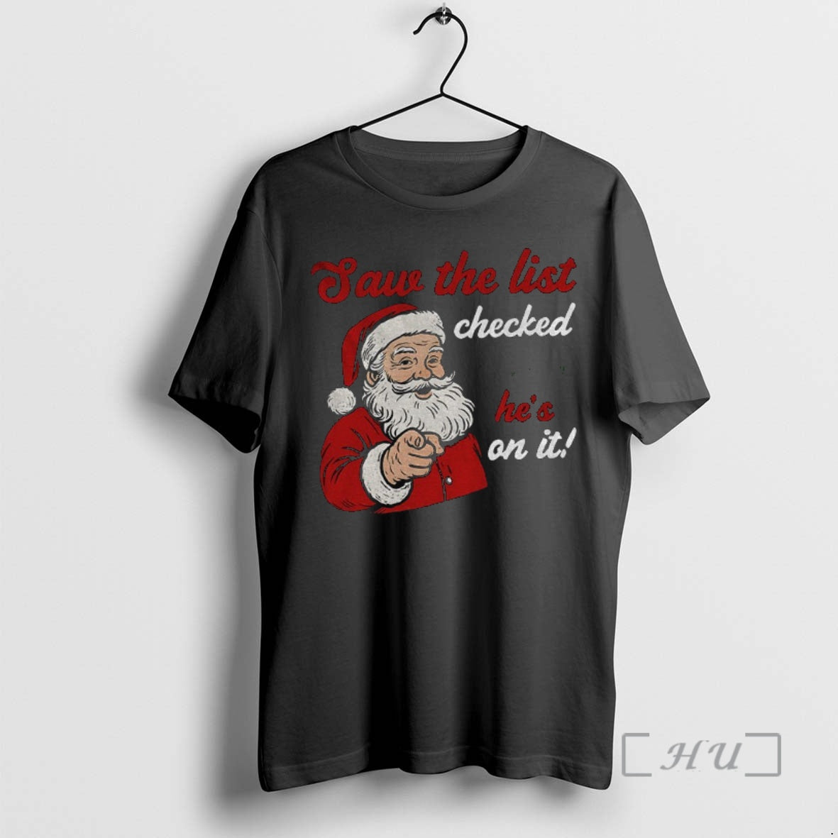 Trending Release The Epstein Files Santa Saw The List Checked It Twice Hes On It Shirt Hoodie Sweatshirt | PurePodTees.com