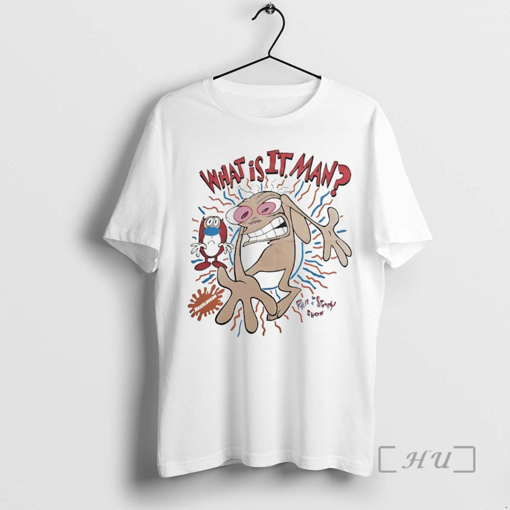 Trending Ren And Stimpy Show What Is It Man Shirt Hoodie Sweatshirt | PurePodTees.com