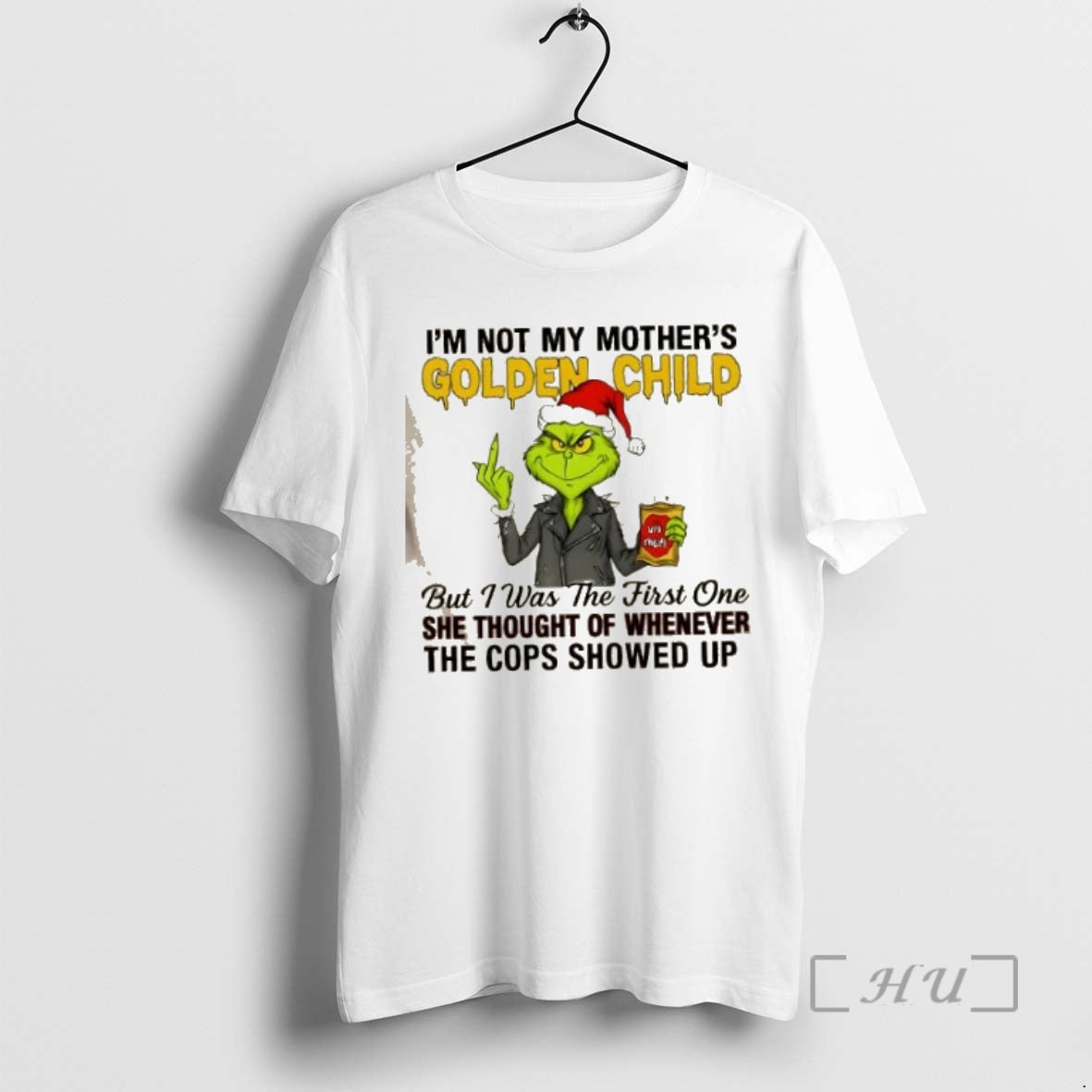 Trending Resger Grinch Im Not My Mothers Golden Child Christmas Shirt Hoodie Sweatshirt | PurePodTees.com