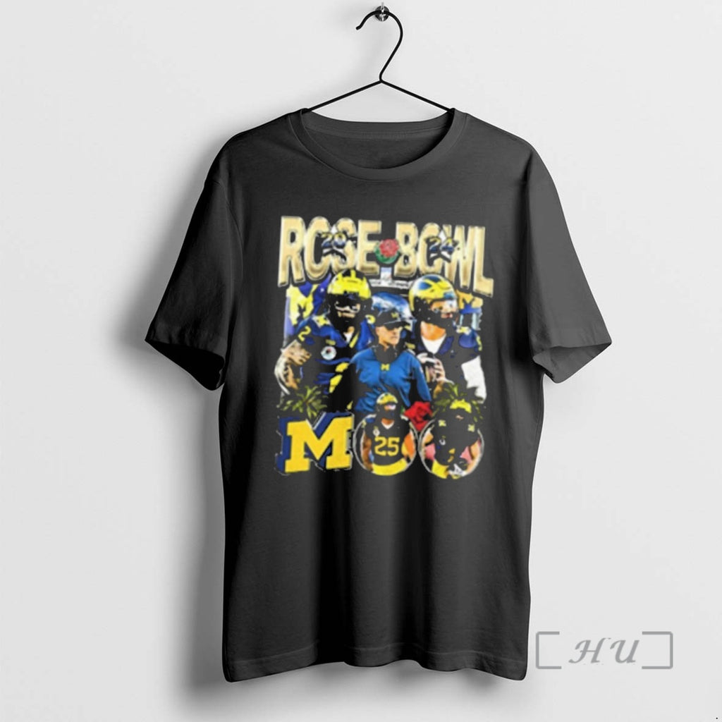 Trending Rose Bowl 25 Player Michigan Shirt Hoodie Sweatshirt | PurePodTees.com