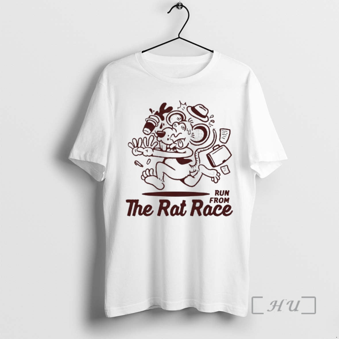 Trending Run From The Rat Race Shirt Hoodie Sweatshirt | PurePodTees.com