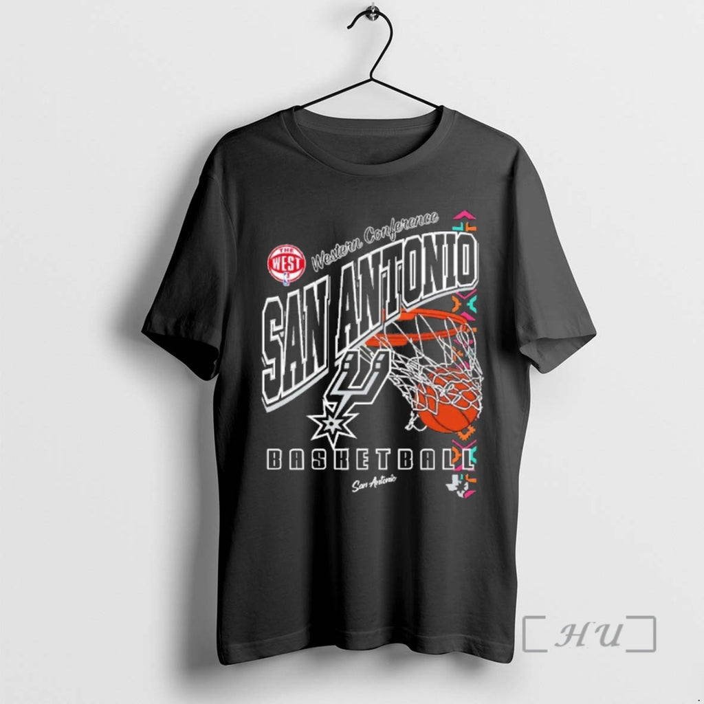 Trending San Antonio Spurs Basketball Western Conference Nba Shirt Hoodie Sweatshirt | PurePodTees.com
