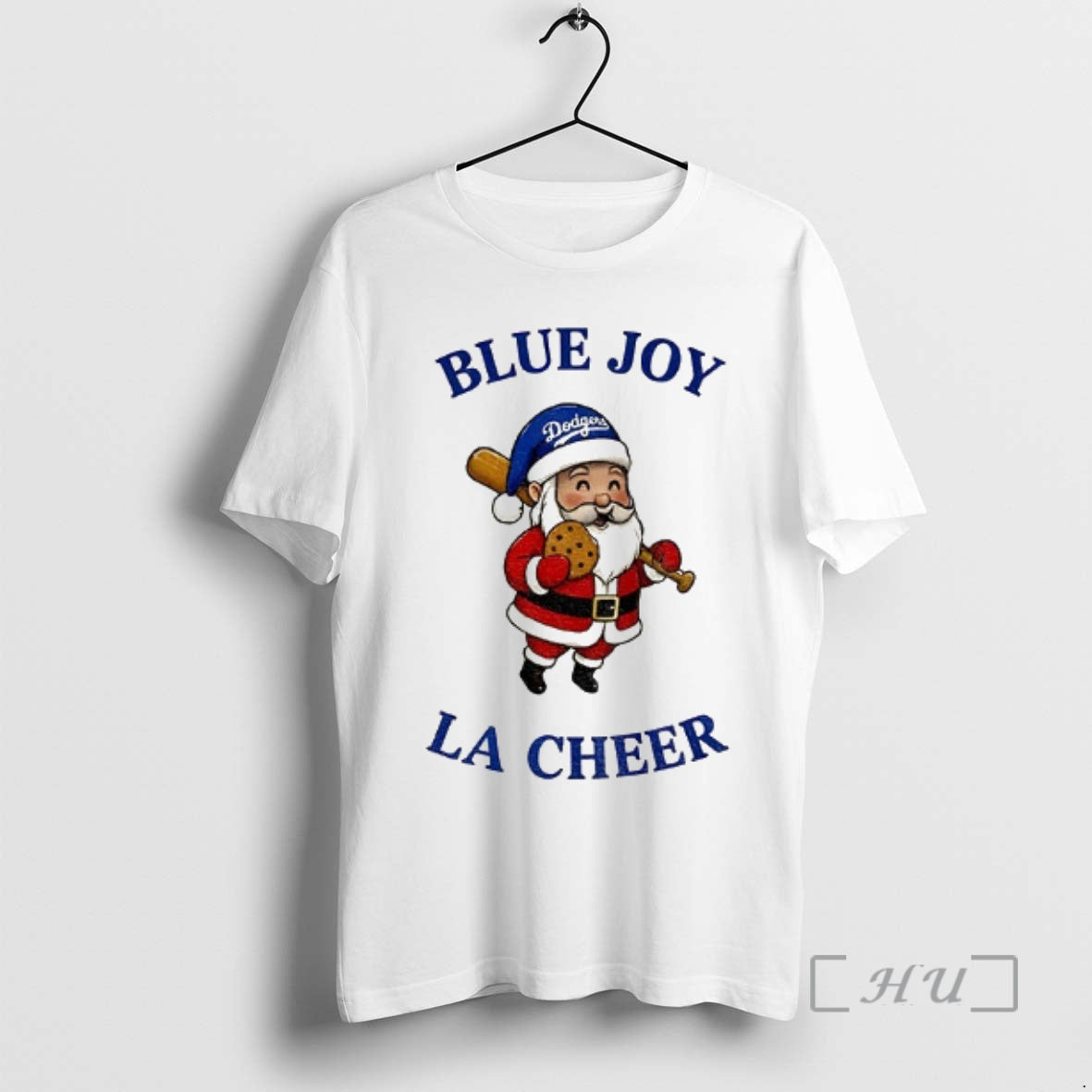 Trending Santa Claus Los Angeles Dodgers Blue Joy La Cheer Baseball Mlb Christmas Premium Shirt Hoodie Sweatshirt
