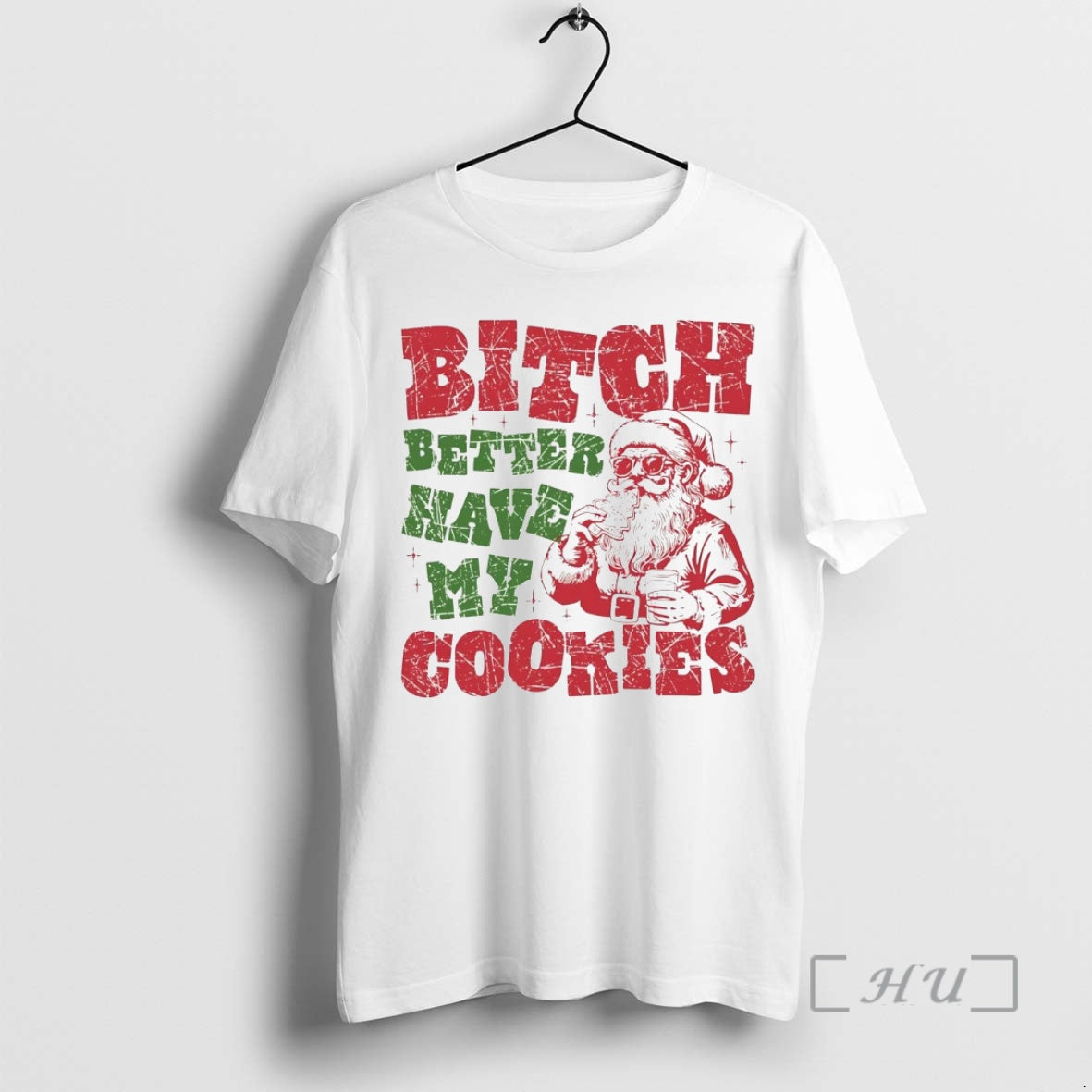 Trending Santa Bitch Better Have My Cookies Christmas Shirt Hoodie Sweatshirt | PurePodTees.com
