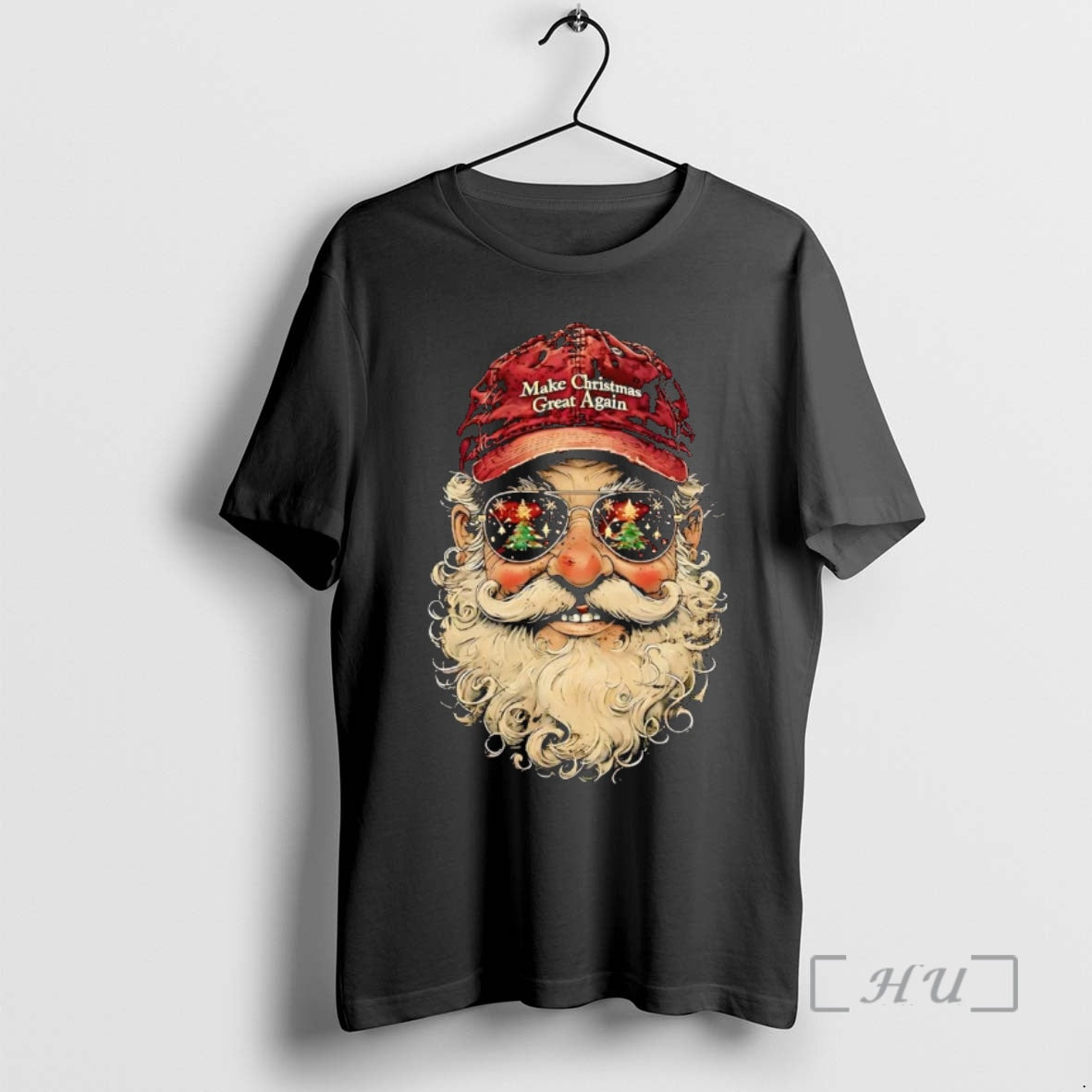 Trending Santa Claus Maga Make Christmas Great Again Shirt Hoodie Sweatshirt | PurePodTees.com