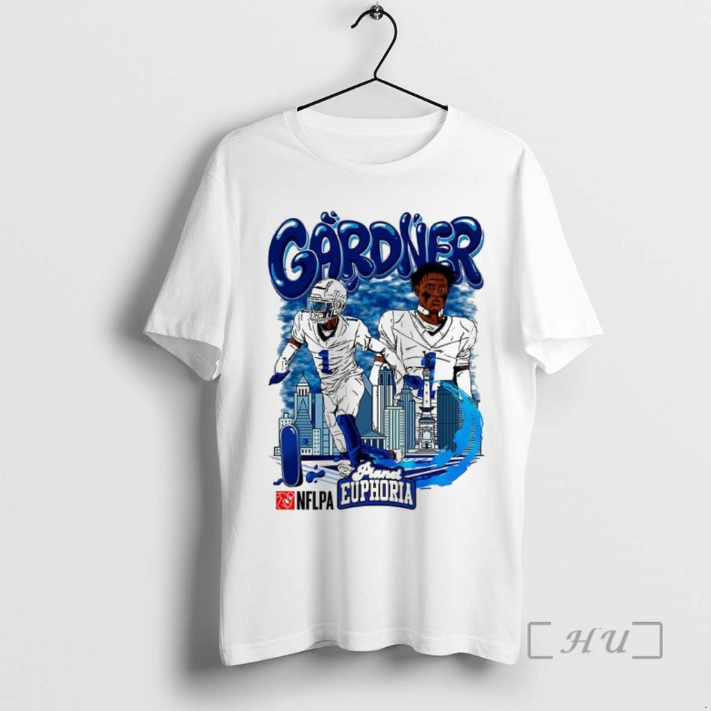Trending Sauce Gardner Indianapolis Colts Football Number 1 Skyline Cartoon Shirt Hoodie Sweatshirt | PurePodTees.com