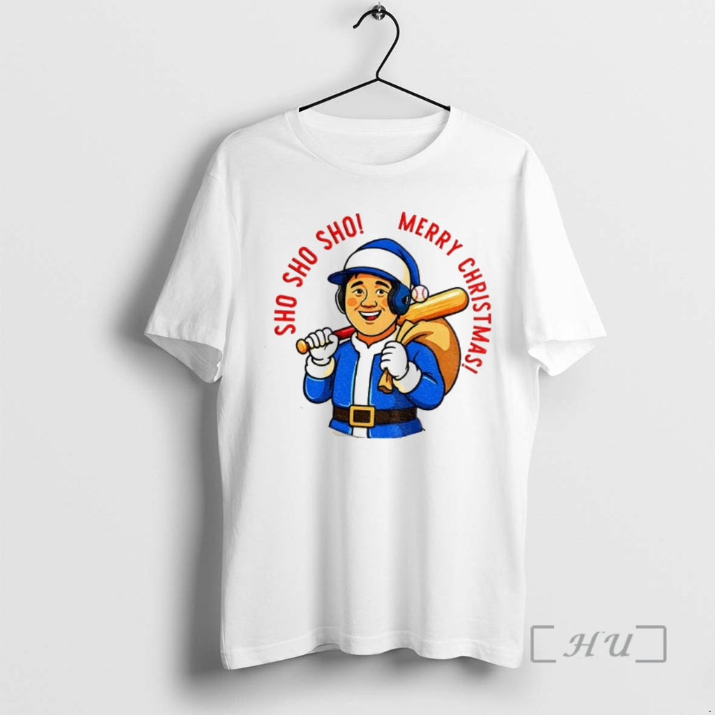 Trending Sho Sho Sho Shohei Ohtani Los Angeles Dodgers Mlb Merry Christmas 2025 Premium Shirt Hoodie Sweatshirt