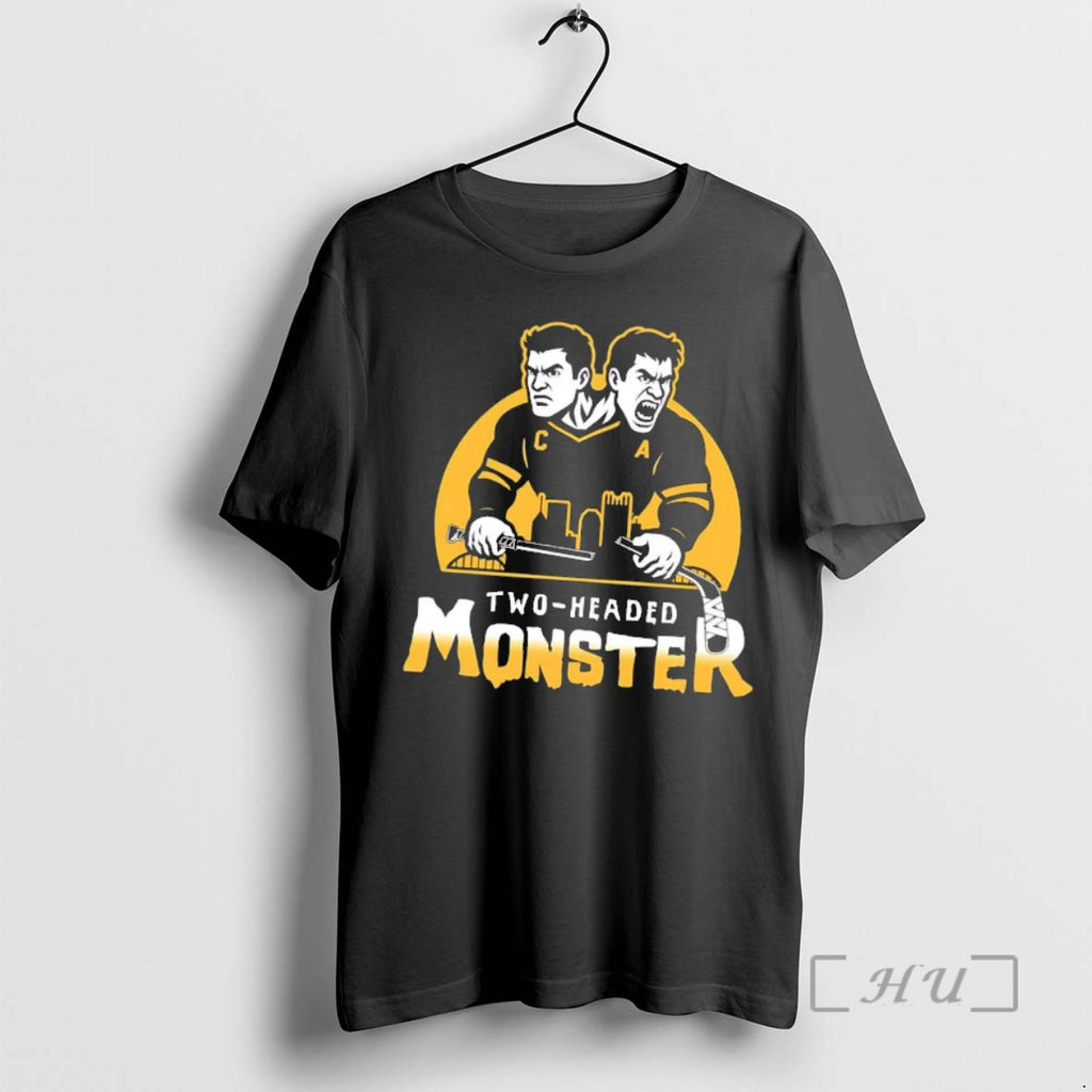Trending Sidney Crosby And Evgeni Malkin Two Headed Monster Penguins Shirt Hoodie Sweatshirt | PurePodTees.com