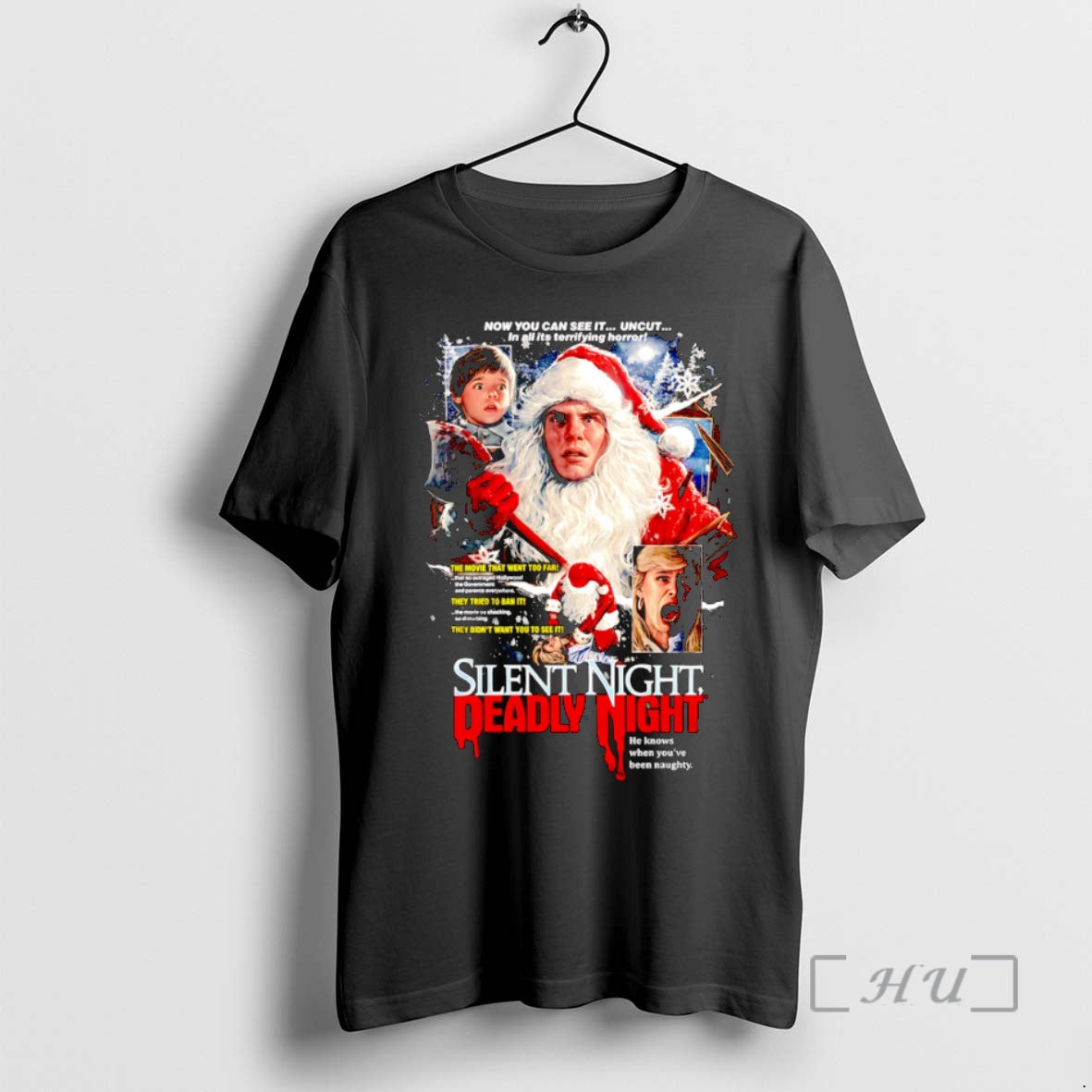 Trending Silent Night Deadly Night Unholy Night Shirt Hoodie Sweatshirt | PurePodTees.com