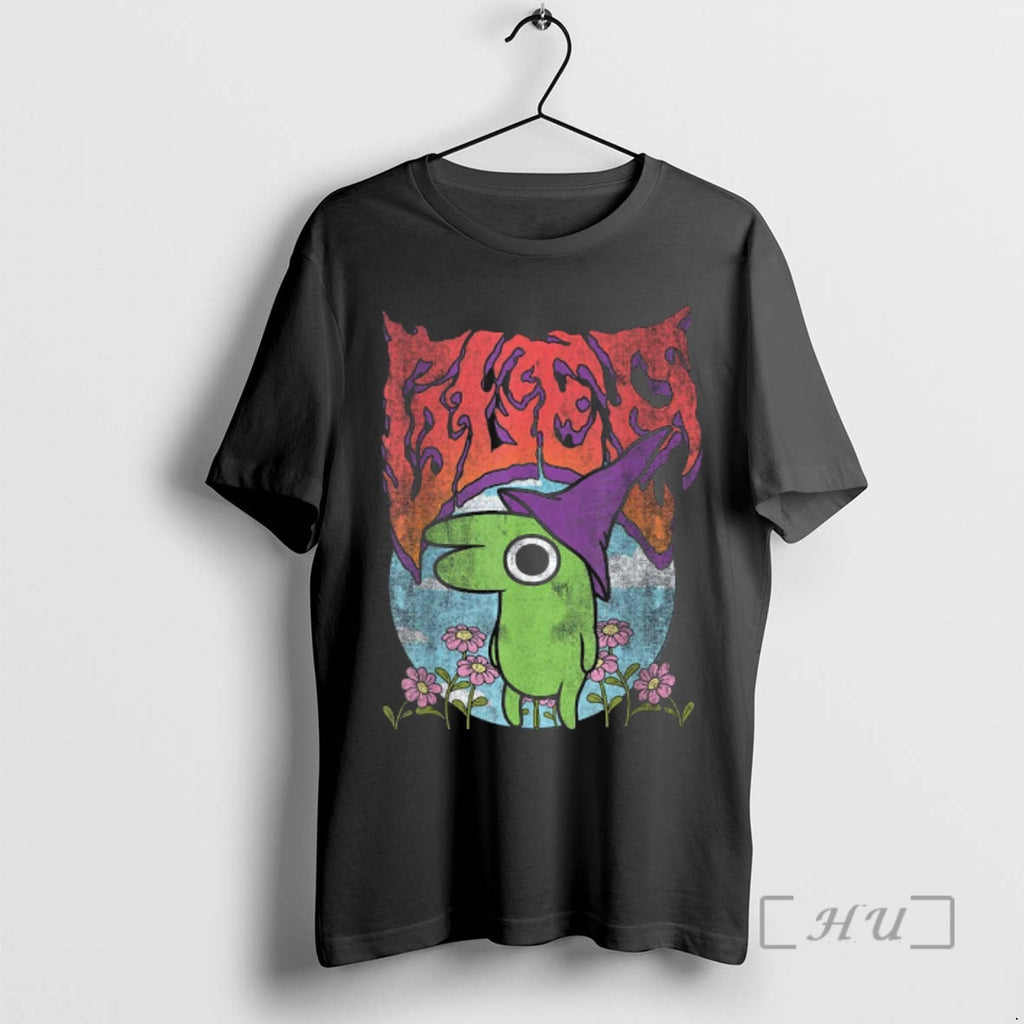 Trending Smiling Friends Glep Vintage Heavy Metal Flowers Cartoon Shirt Hoodie Sweatshirt | PurePodTees.com