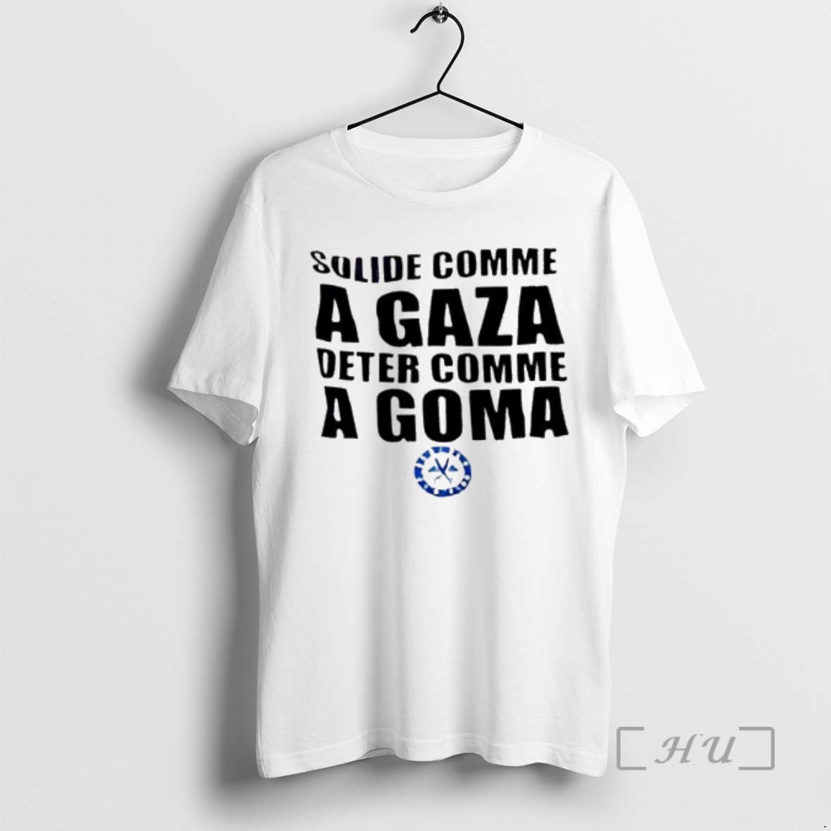 Trending Solid As In Gaza Determined As In Goma Shirt Hoodie Sweatshirt | PurePodTees.com