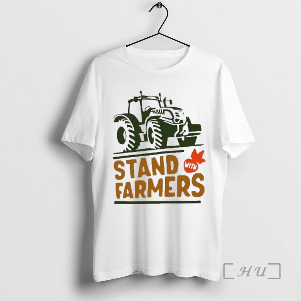 Trending Stand With Farmers Shirt Hoodie Sweatshirt | PurePodTees.com