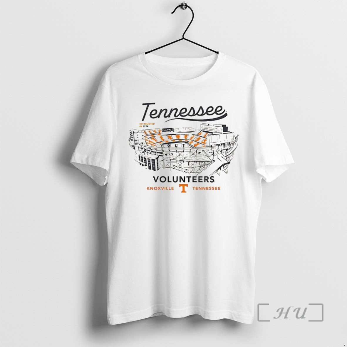 Trending Tennessee Volunteers Football Est 1794 Neyland Stadium Knoxville Shirt Hoodie Sweatshirt | PurePodTees.com