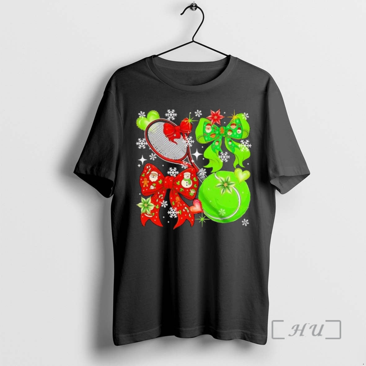 Trending Tennis Christmas Coquette Shirt Hoodie Sweatshirt | PurePodTees.com