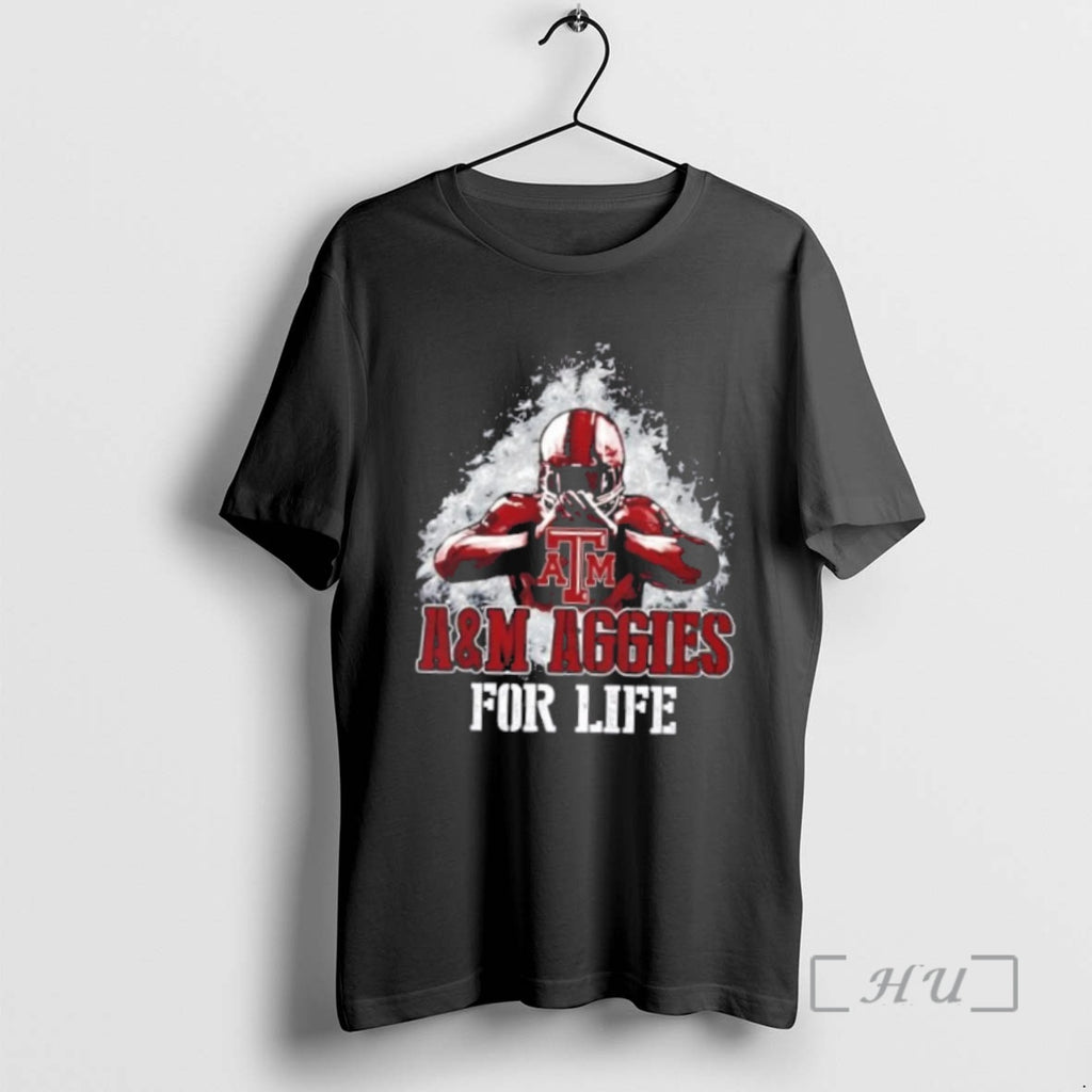 Trending Texas Am Aggies Football For Life Shirt Hoodie Sweatshirt | PurePodTees.com