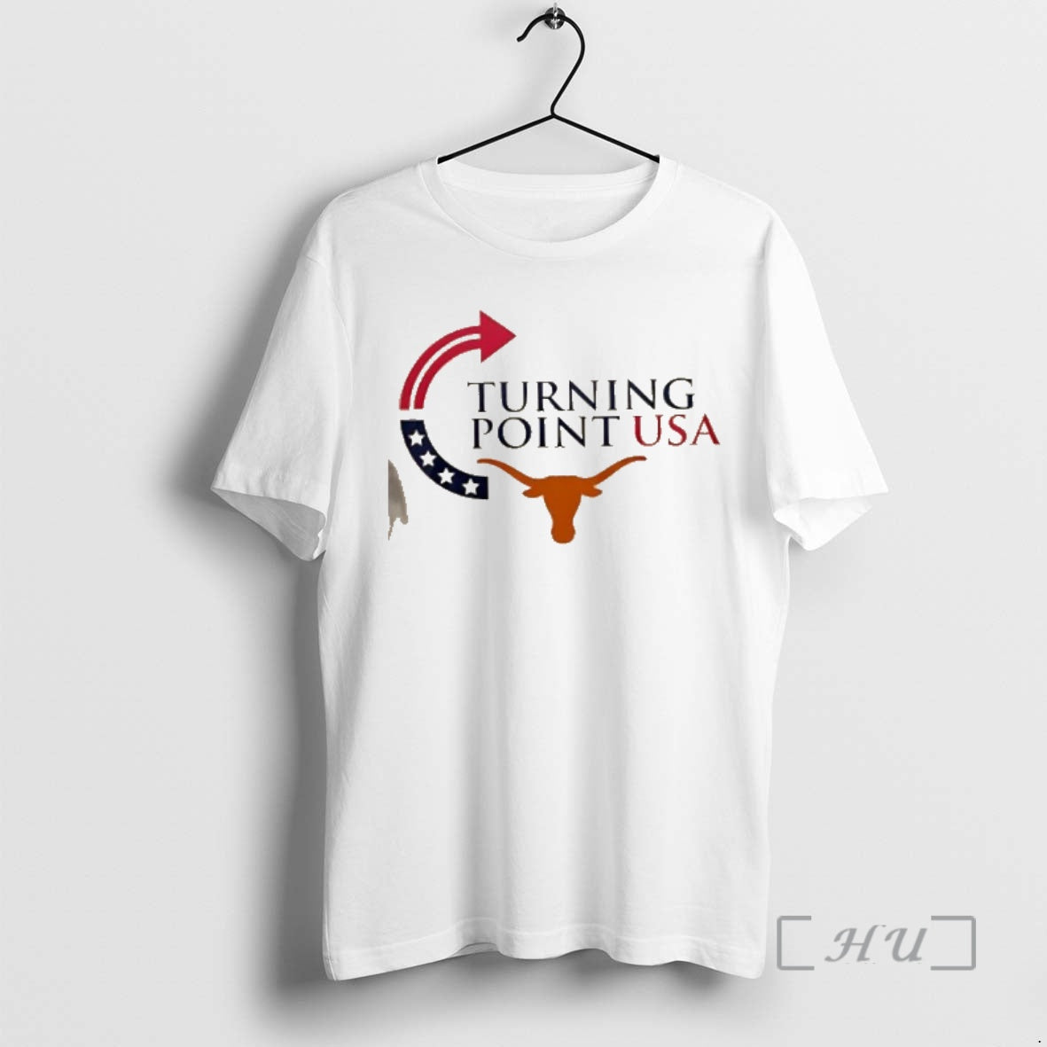 Trending Texas Longhorns X Turning Point Usa Freedom Charlie Kirk 2 Sided Premium T Shirts Hoodie Sweatshirt