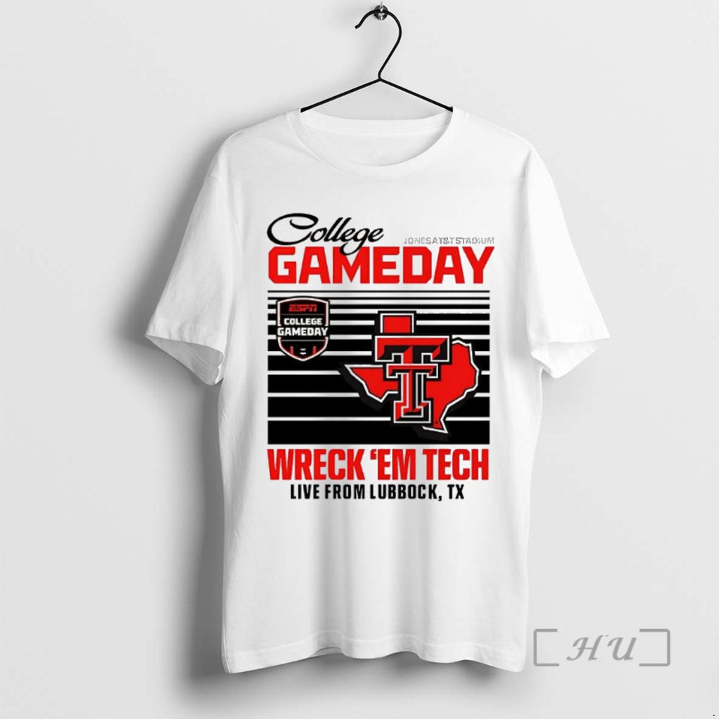 Trending Texas Tech Red Raiders Football College Gameday Live From Lubbock Wreck Em Tech Premium Shirt Hoodie Sweatshirt