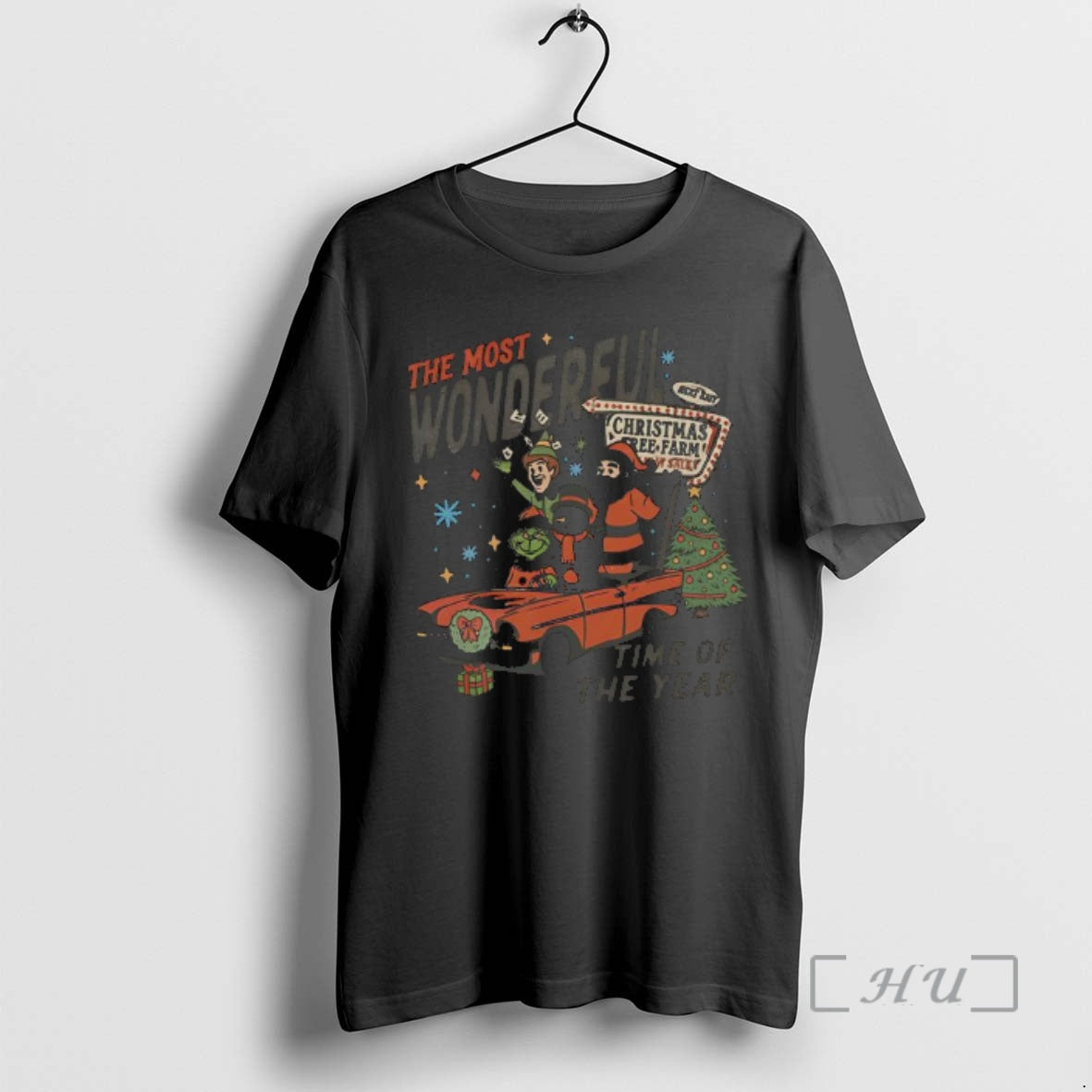 Trending The Most Wonderful Time Of The Year Christmas Tree Farm Characters Premium T Shirts Hoodie Sweatshirt