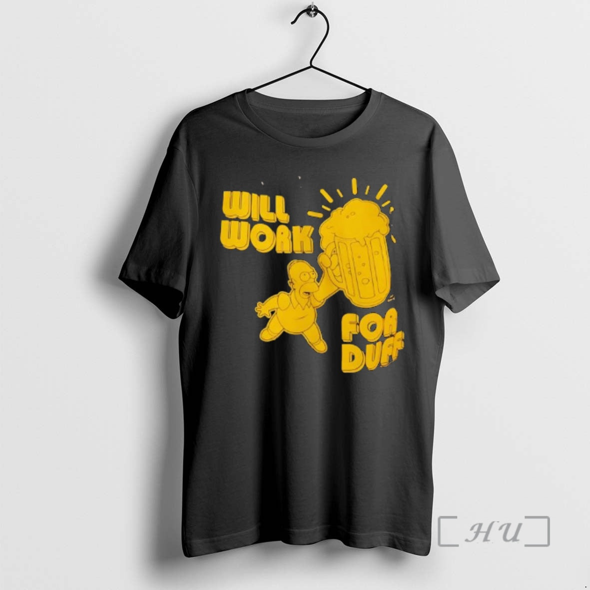 Trending The Simpsons Homer Will Work For Duff Beer Shirt Hoodie Sweatshirt | PurePodTees.com