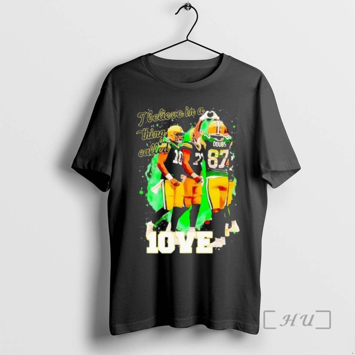 Trending Top I Believe In A Thing Called Love Green Bay Packers Premium T Shirts Hoodie Sweatshirt | PurePodTees.com