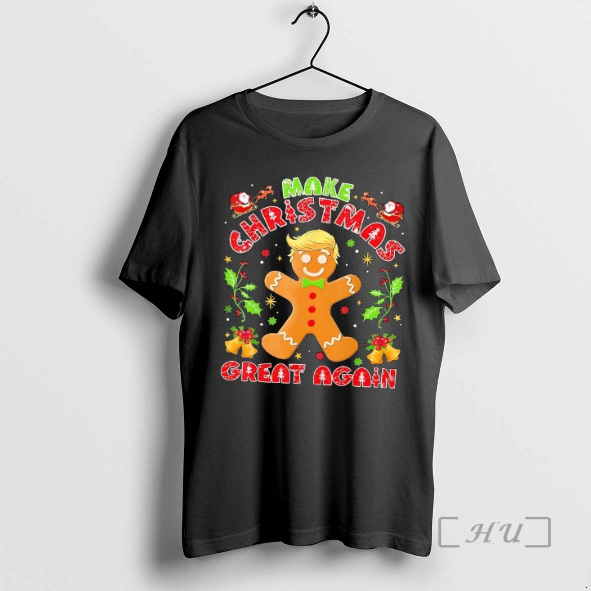 Trending Trump Gingerbread Make Christmas Great Again Shirt Hoodie Sweatshirt | PurePodTees.com