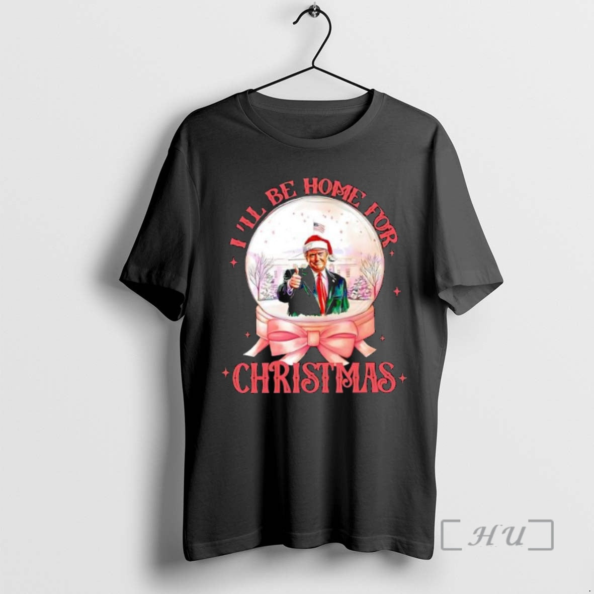 Trending Trump Ill Be Home For Christmas White House Shirt Hoodie Sweatshirt | PurePodTees.com