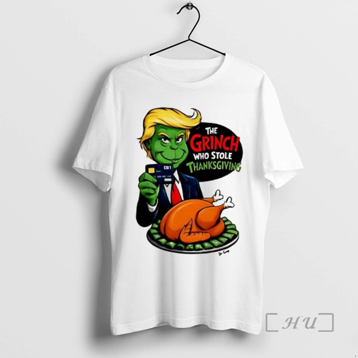 Trending Trump The Grinch Who Stole Thanksgiving Shirt Hoodie Sweatshirt | PurePodTees.com