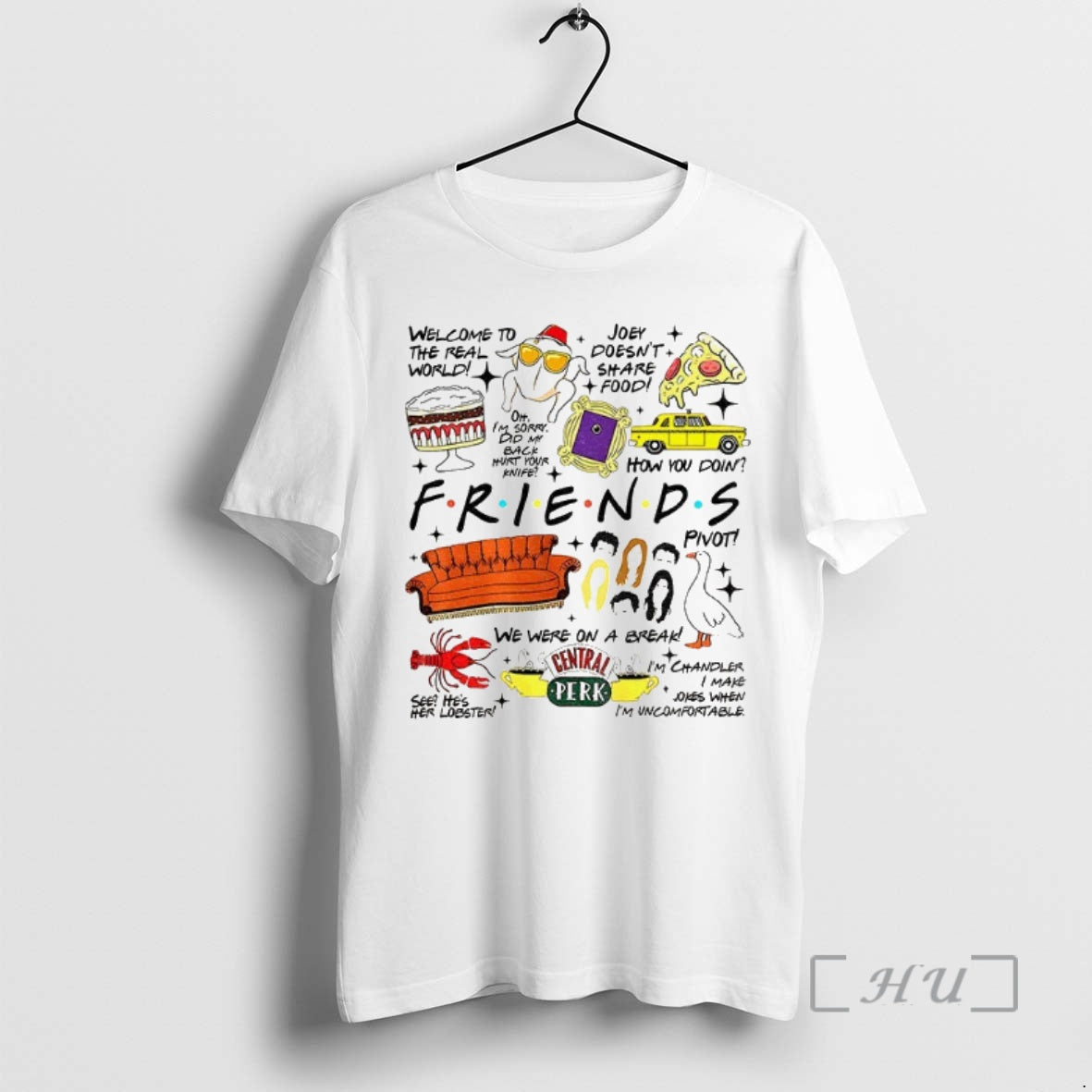Trending Turkey Friends Welcome To The Real World Joey Doesnt Share Food Happy Thanksgiving Premium Shirt Hoodie Sweatshirt