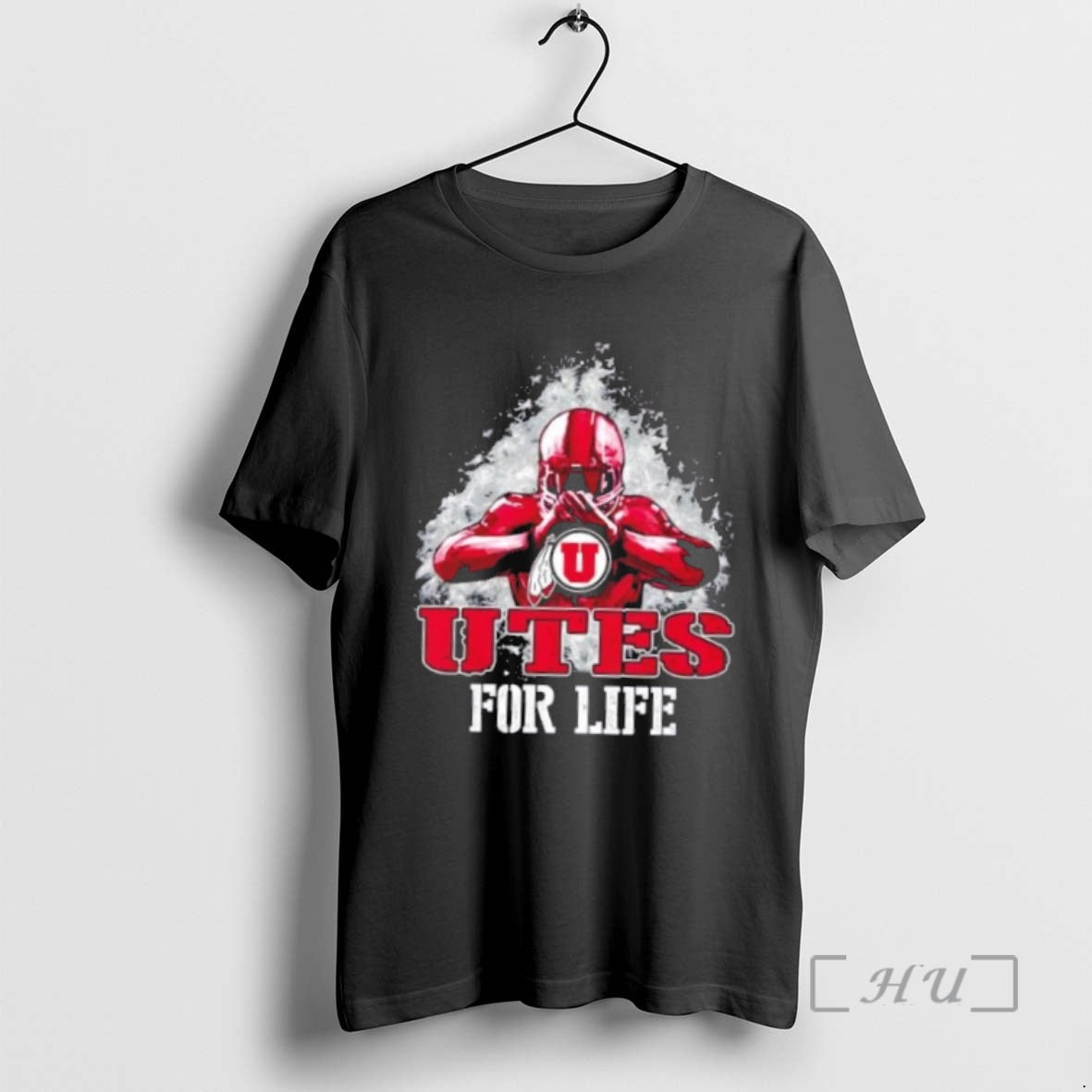 Trending Utah Utes Football For Life Shirt Hoodie Sweatshirt | PurePodTees.com
