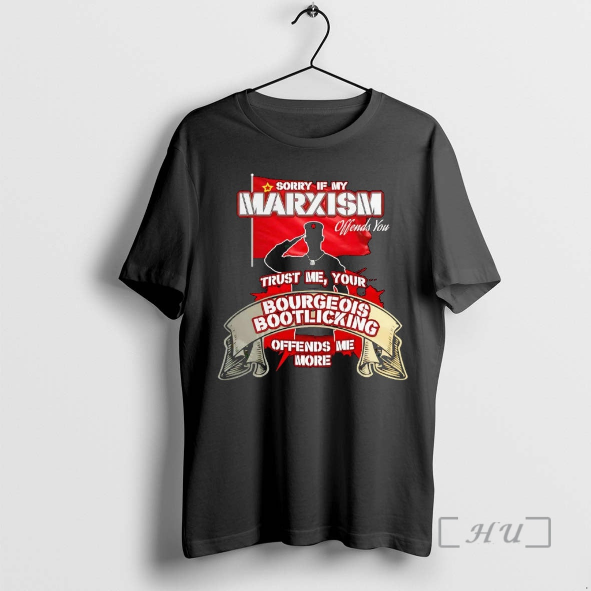 Trending Veteran Sorry My Marxism Offends You Shirt Hoodie Sweatshirt | PurePodTees.com