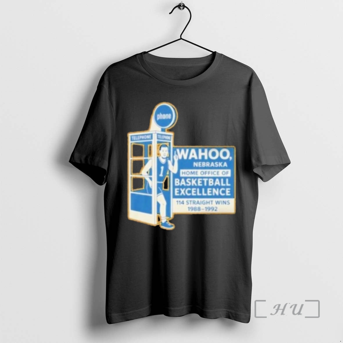 Trending Wahoo Nebraska Home Office Of Basketball Excellence 114 Straight Wins 1988 1992 Premium Shirt Hoodie Sweatshirt