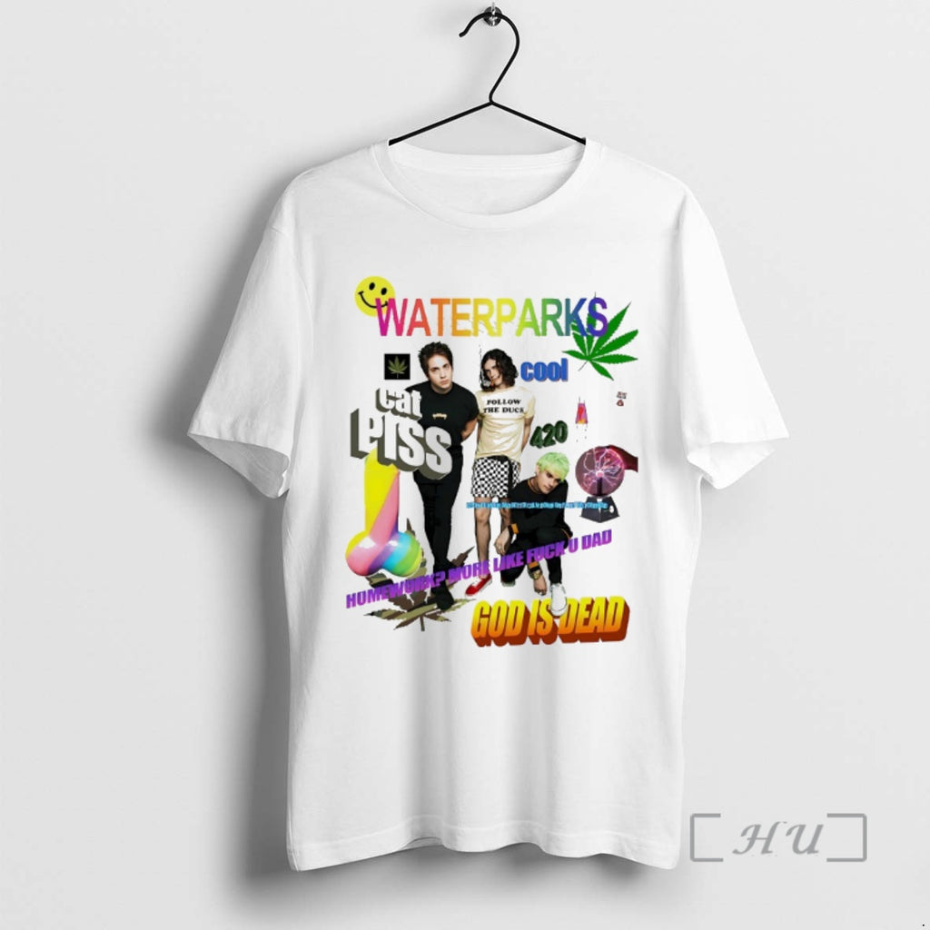 Trending Waterparks Cat Piss God Is Dead Shirt Hoodie Sweatshirt | PurePodTees.com