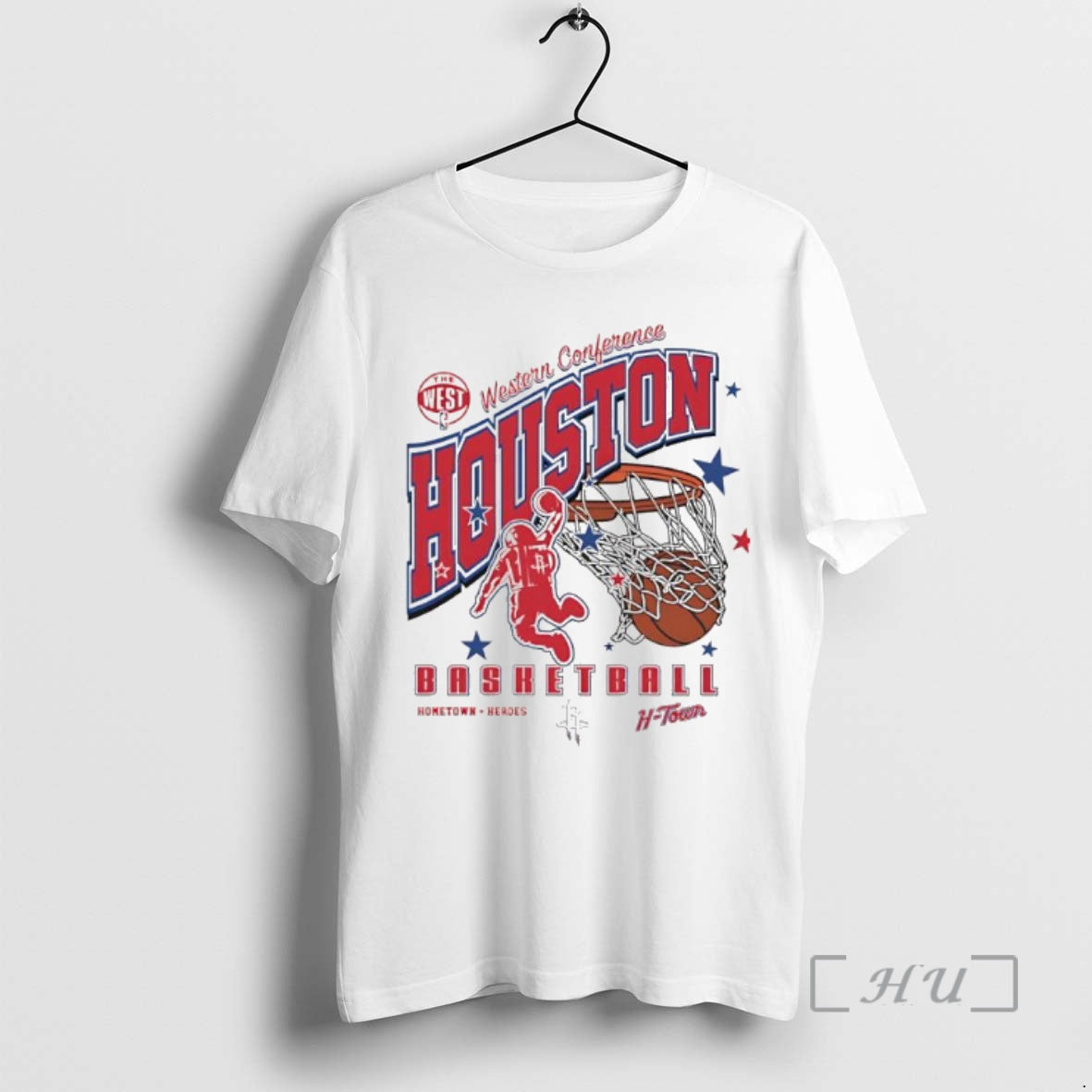 Trending Western Conference Houston Rockets 2025 Basketball H Town Shirt Hoodie Sweatshirt | PurePodTees.com