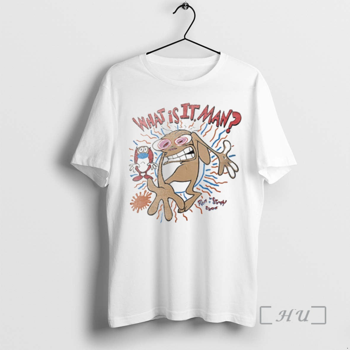 Trending What Is It Man The Ren And Stimpy Show Shirt Hoodie Sweatshirt | PurePodTees.com