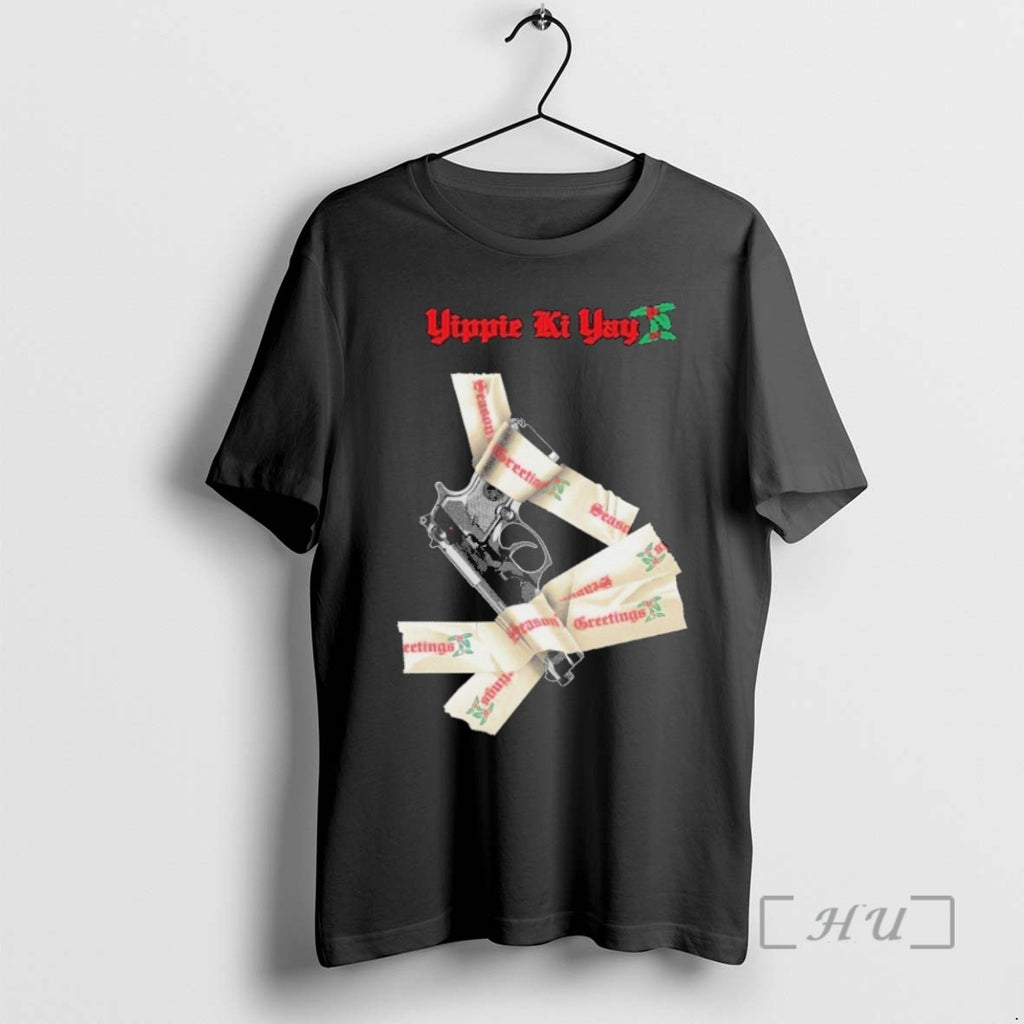 Trending Yippie Ki Yay Holiday Christmas Shirt Hoodie Sweatshirt | PurePodTees.com