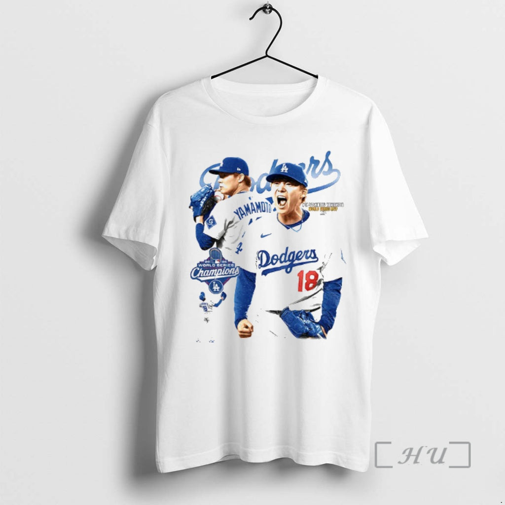 Trending Yoshinobu Yamamoto World Series Mvp Rhp Los Angeles Dodgers Mlb Baseball Graphic Premium Shirt Hoodie Sweatshirt