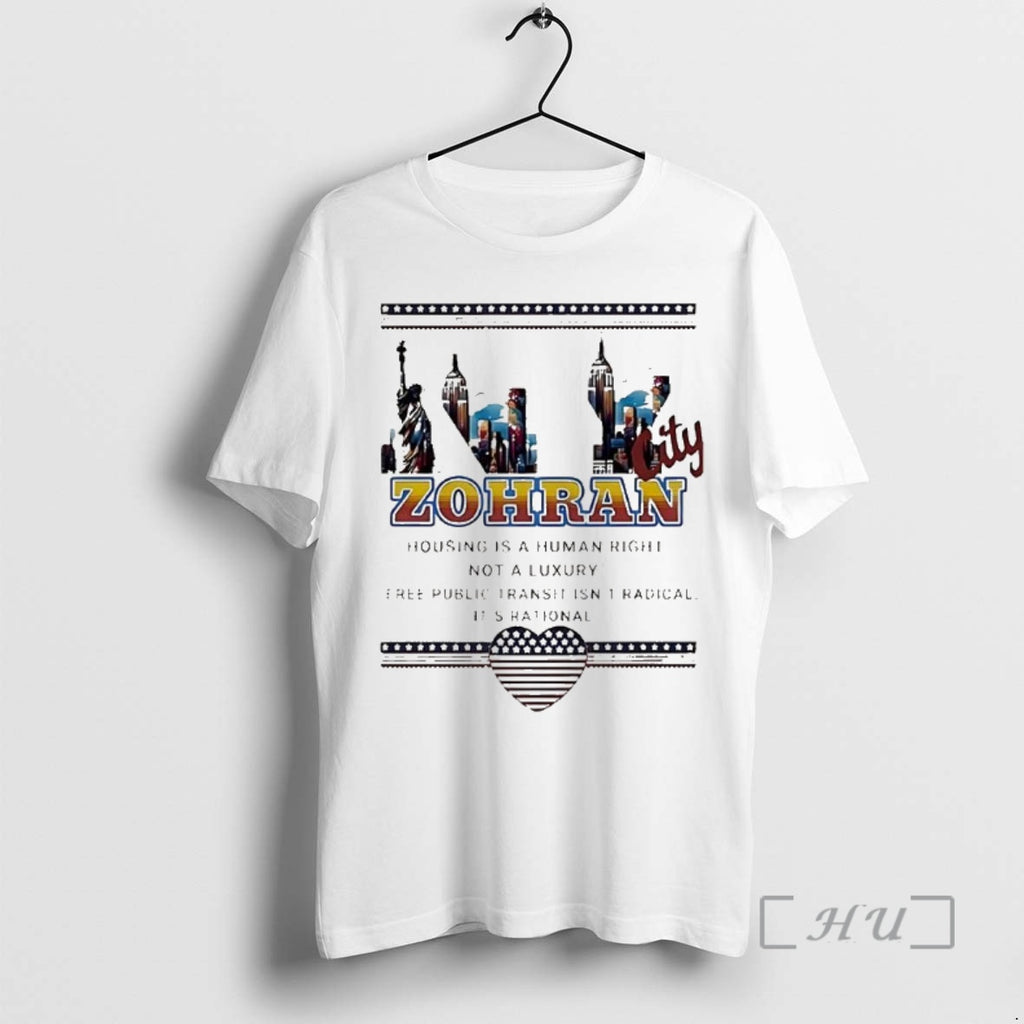 Trending Zohran Mamdani New York City Housing Is A Human Right Not A Luxury Premium Shirt Hoodie Sweatshirt | PurePodTees.com