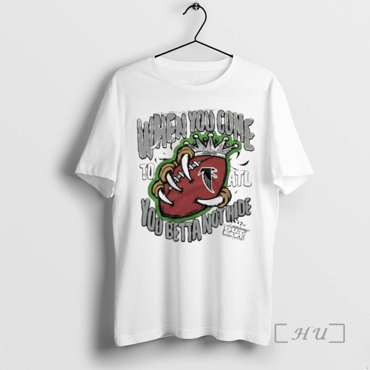 Trending Outkast X Atlanta Falcons When You Come You Betta Not Hide Shirt Hoodie Sweatshirt | PurePodTees.com