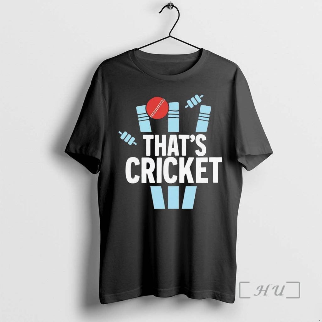Trending Thats Cricket Logo Shirt Hoodie Sweatshirt | PurePodTees.com