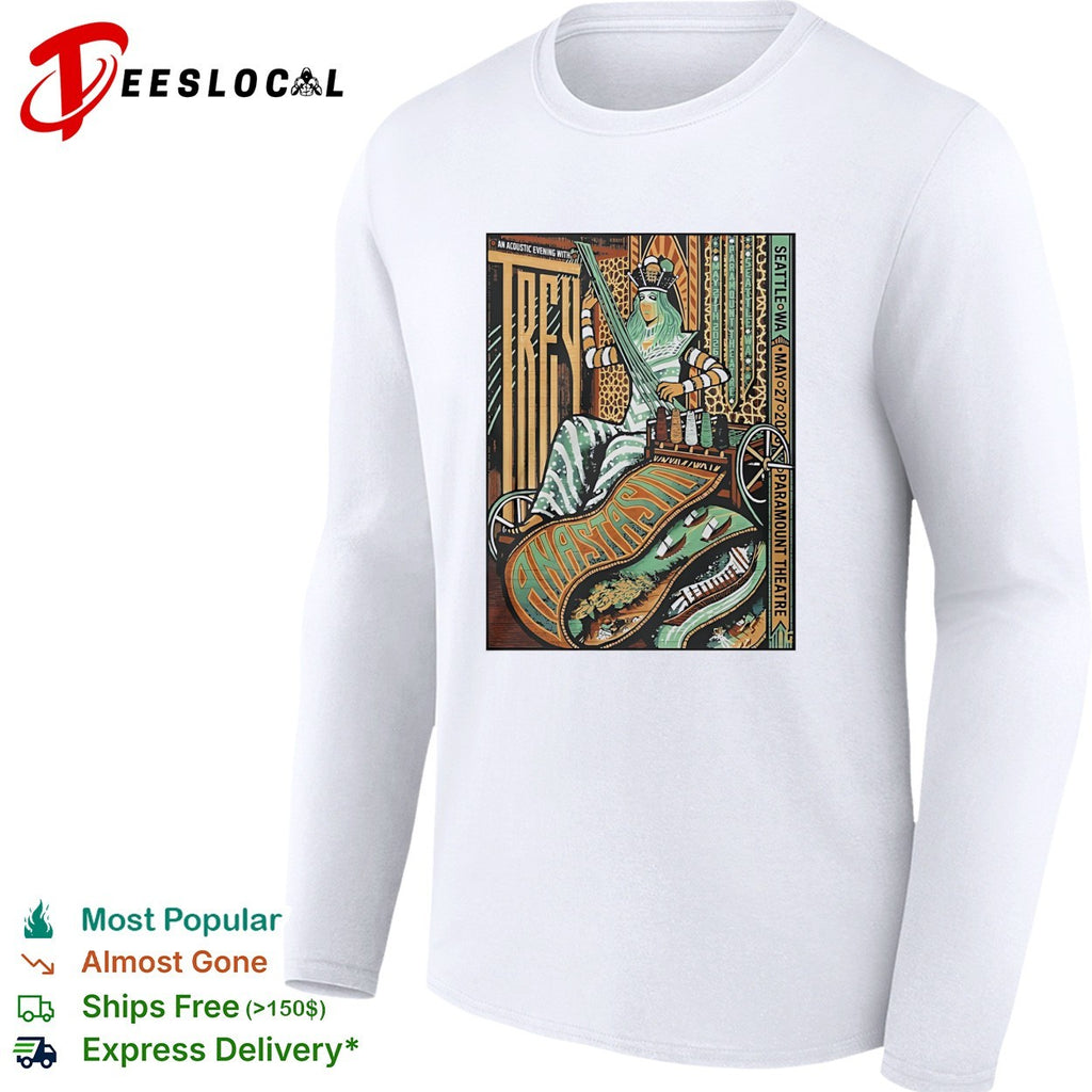 Trey Anastasio May 27 2026 in Seattle Wa shirt