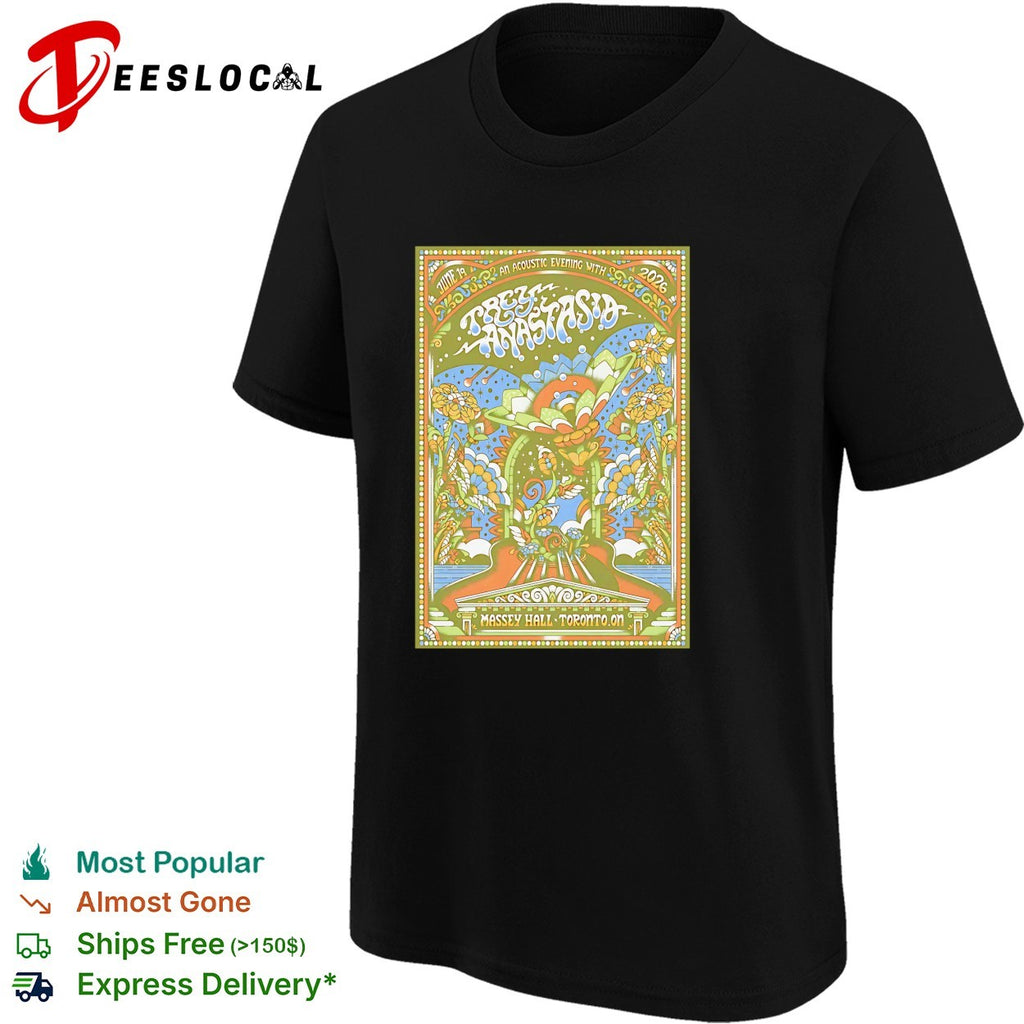 Trey Anastasio acoustic evening Massey Hall Toronto shirt