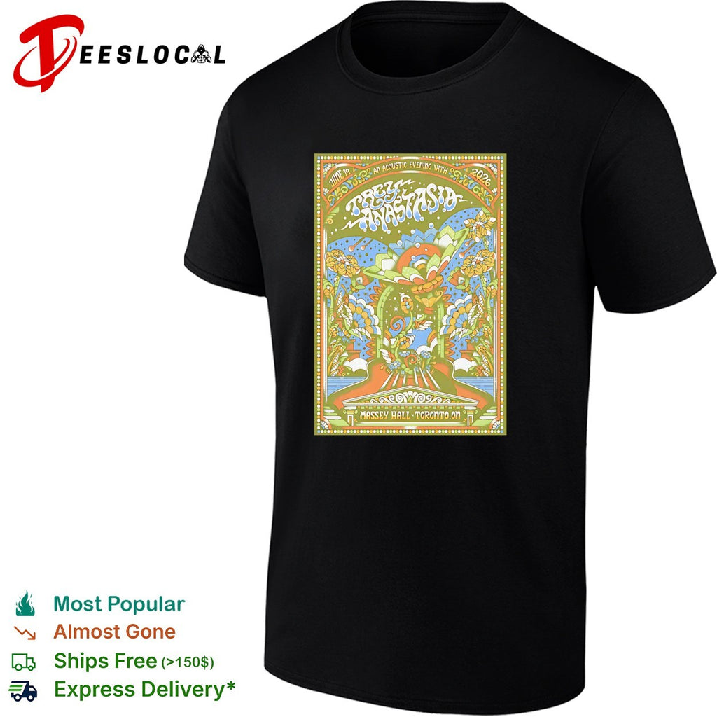Trey Anastasio acoustic evening Massey Hall Toronto shirt