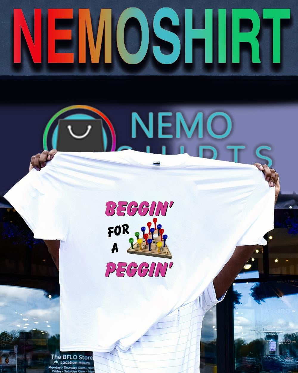 Tricky Triangle beggin for a peggin shirt