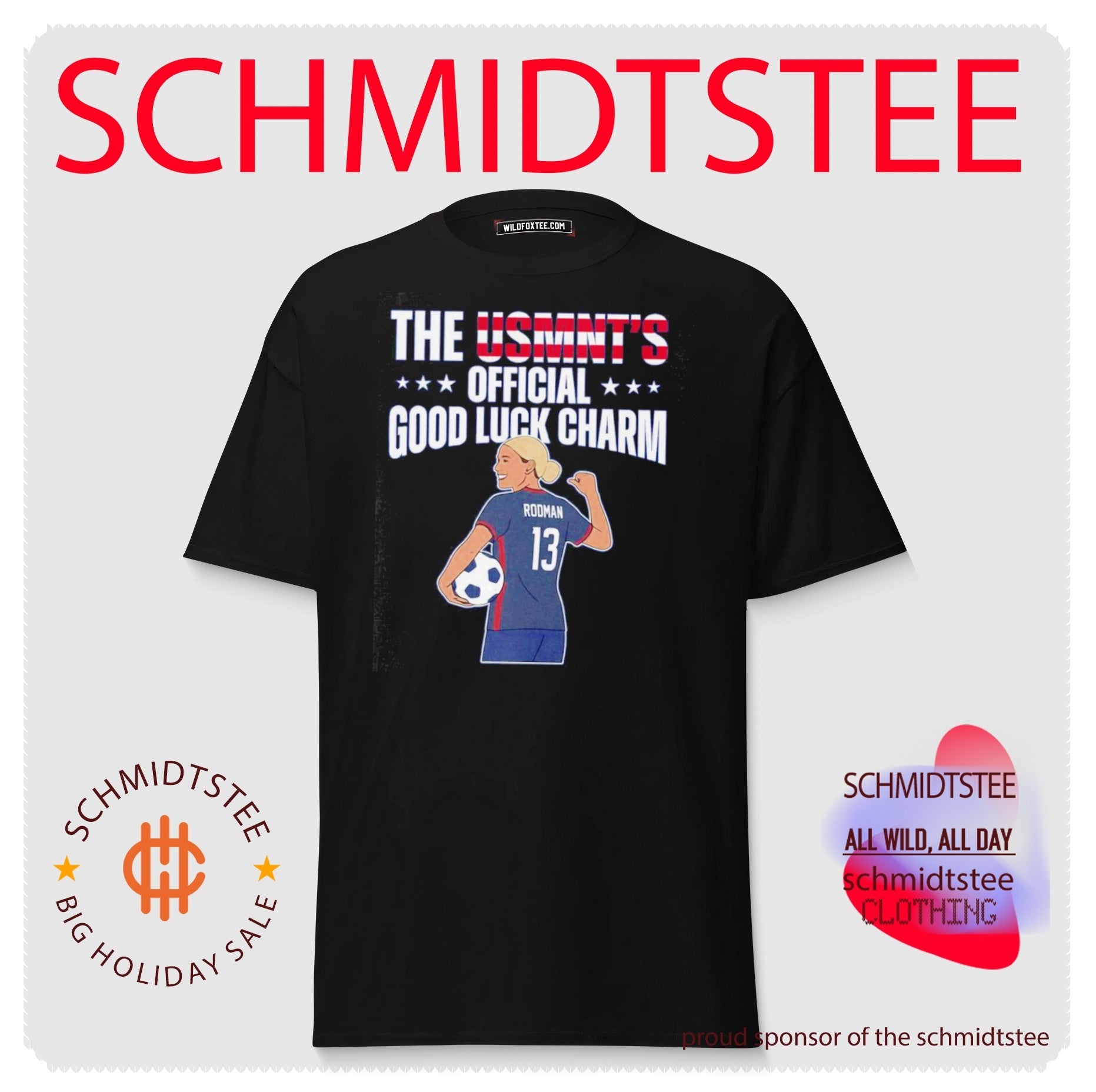 Trinity Rodman USMNT Good Luck Charm shirt