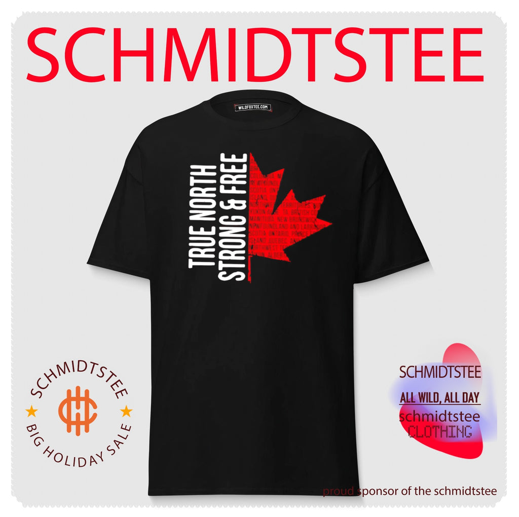 True North Strong and Free Men’s Patriotic Canada