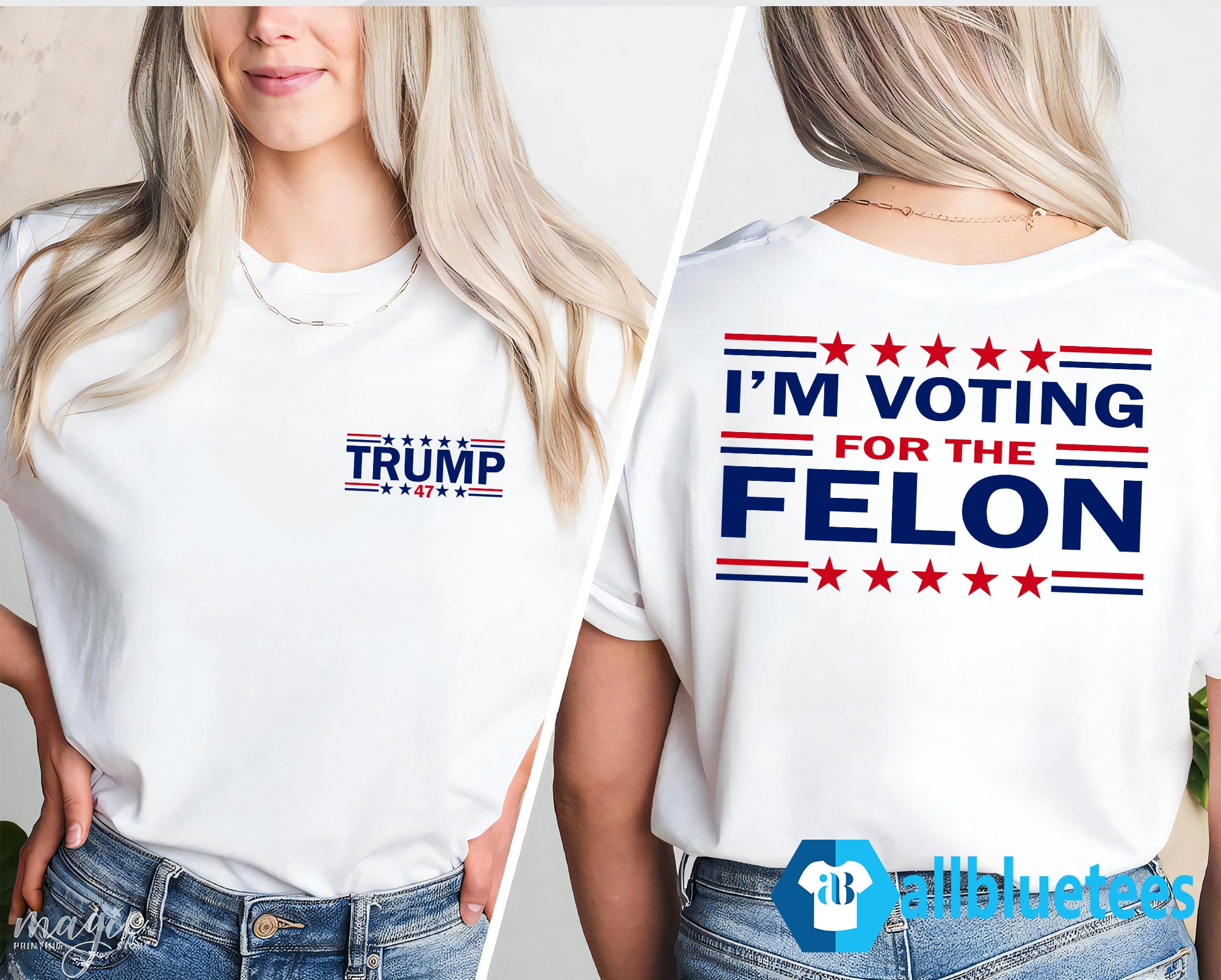 Trump 47 I’m Voting For The Felon Shirt