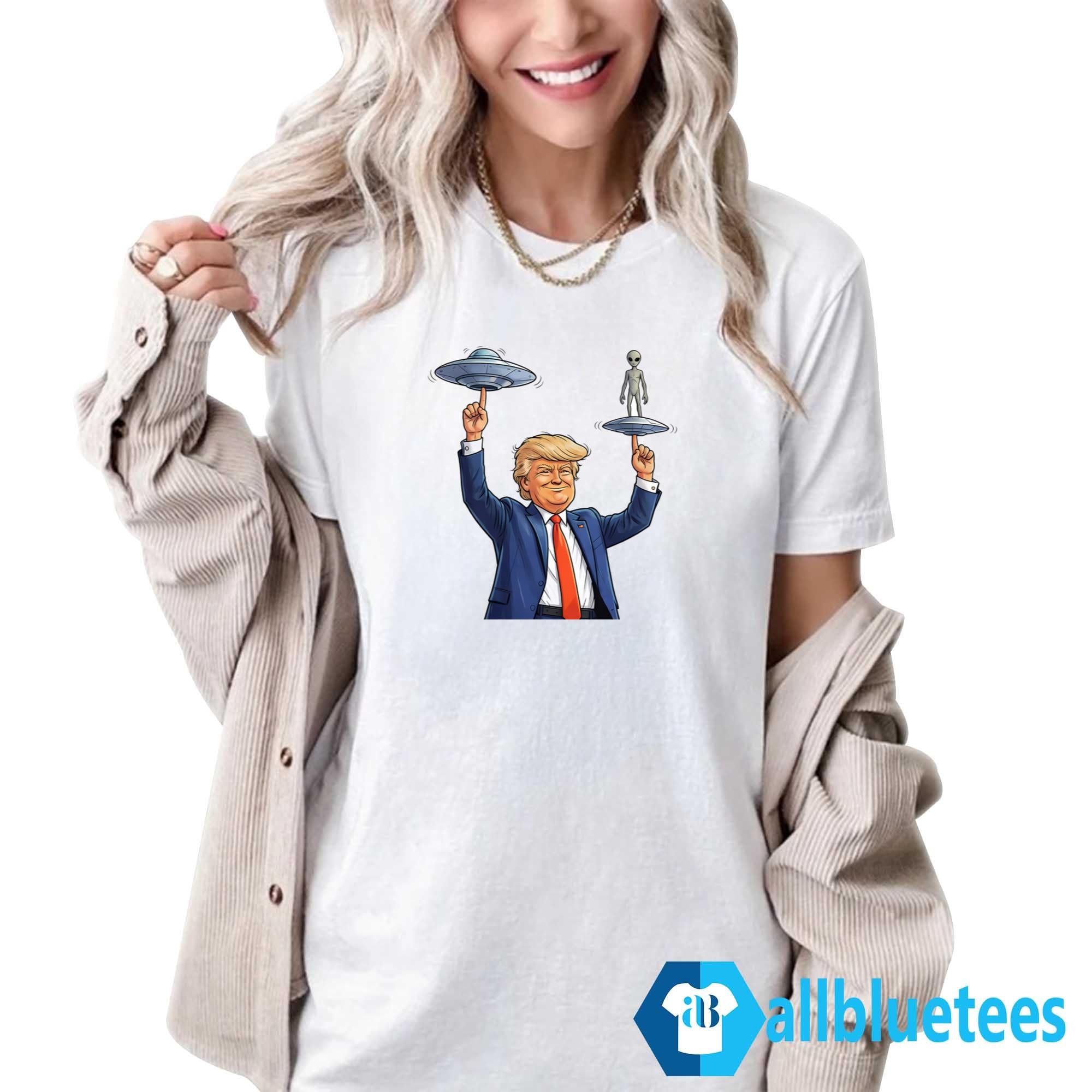 Trump Alien UFO Balancing Shirt